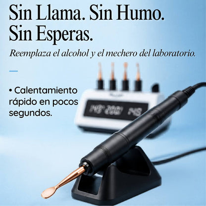 Encerador dental PRO sin llama ni humo, con calentamiento rápido en pocos segundos