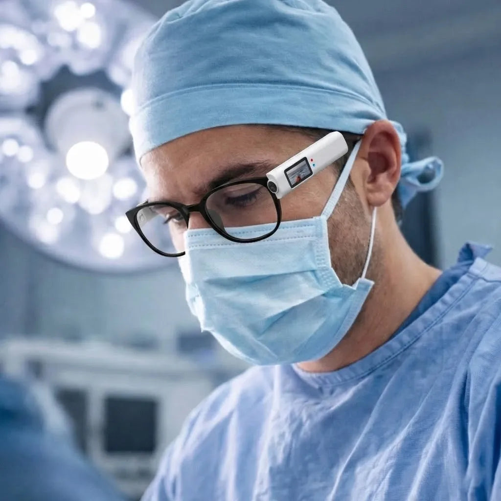 Mini Cámara 2.7K con Visión en Primera Persona para Lup usado en clínica dental