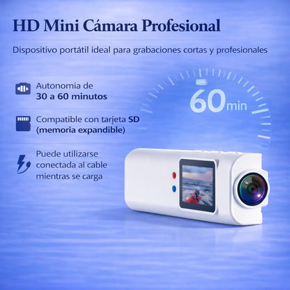 Mini Cámara 2.7K con Visión en Primera Persona para Lup detalle profesional