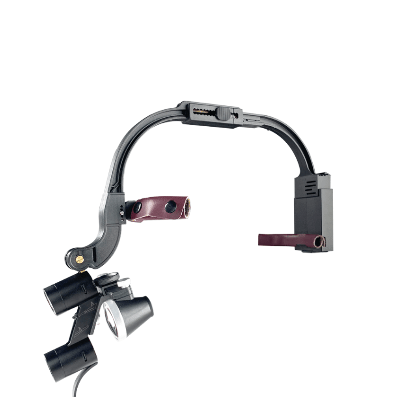 Lupa de Cabeza M1 con 2 fotóforos LED y baterías recargables