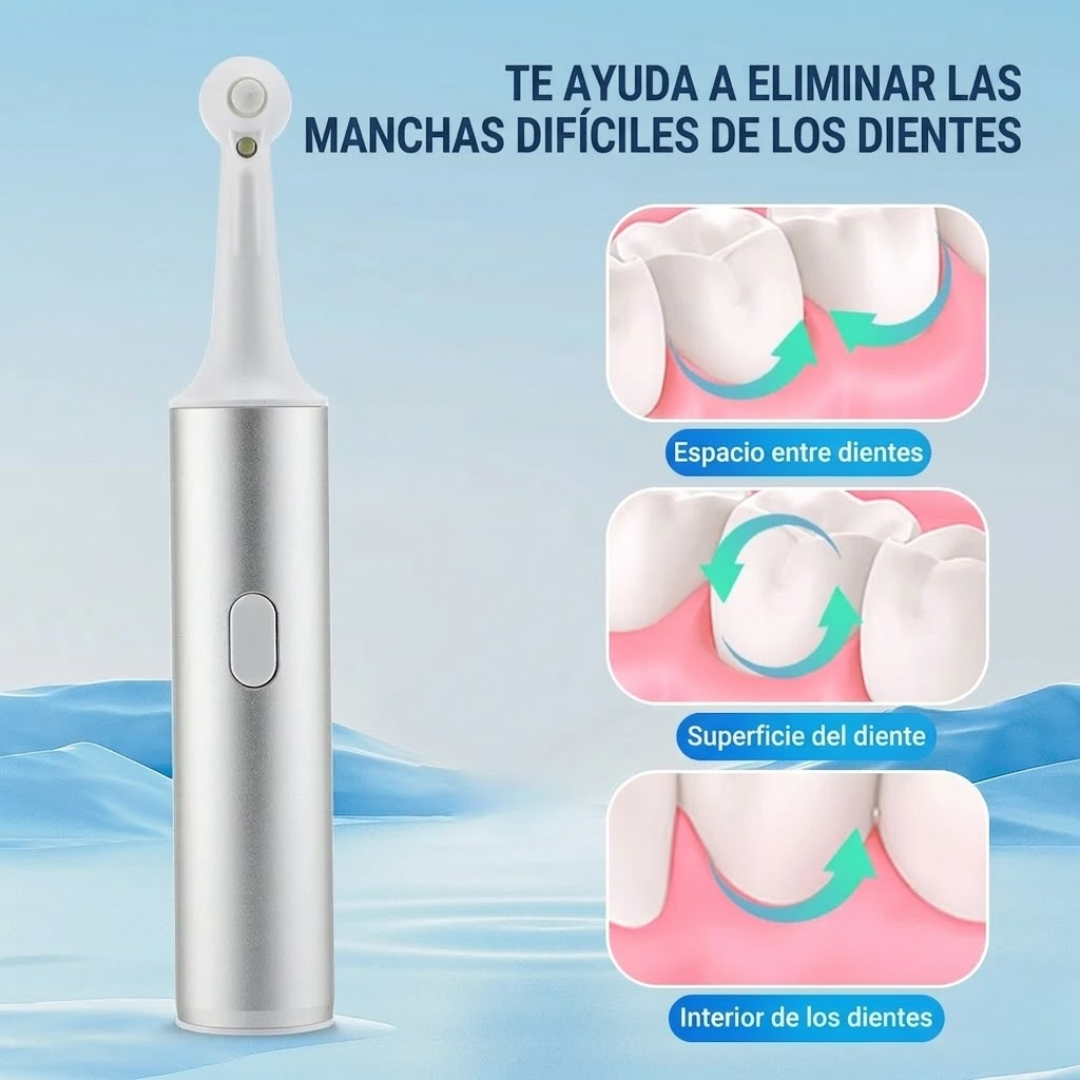 Pulidor Dental a Batería para Limpieza, Pulido y Elimin con accesorios