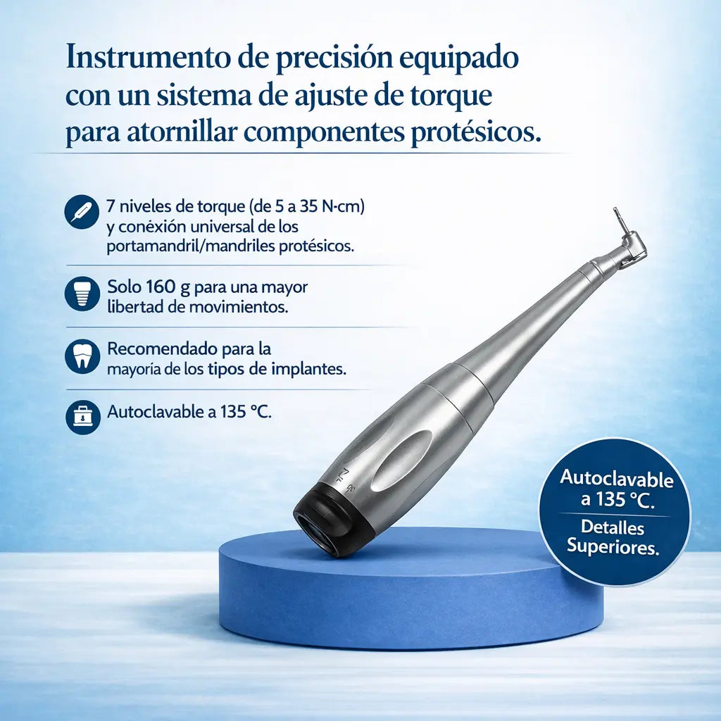 Llave de Torque Dental Universal para Implantes – 12 Pu usado en clínica dental