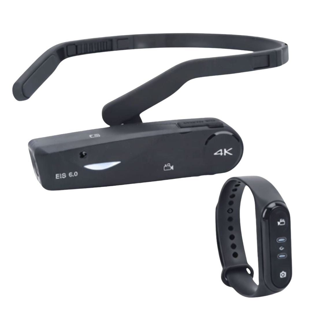 Cámara de Video Portátil 4K con Control Remoto para Grabación en Primera Persona para Procedimientos Estéticos y Médicos