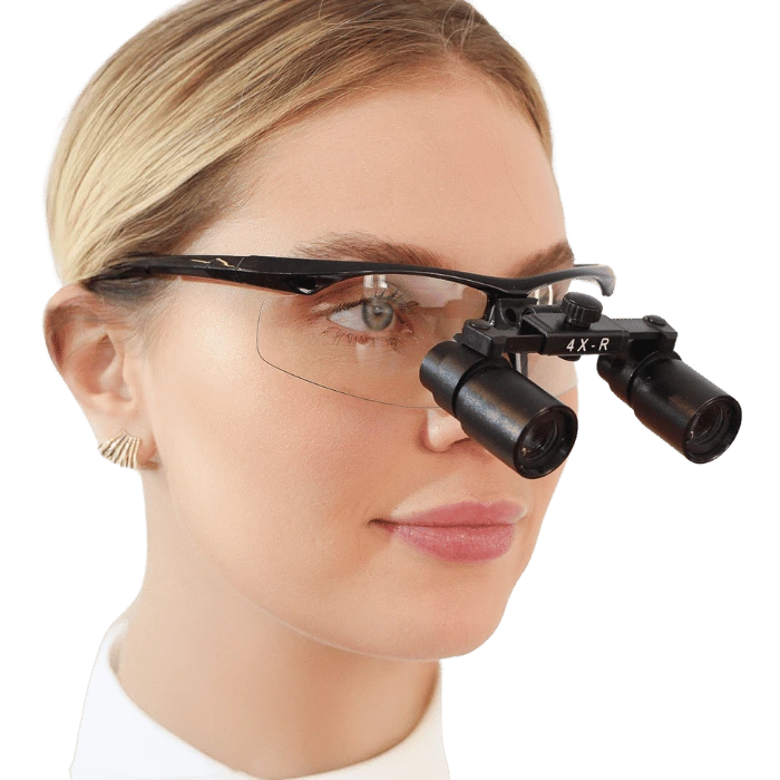 Lupa Macro Vision con Lentes de 4x — vista frontal profesional