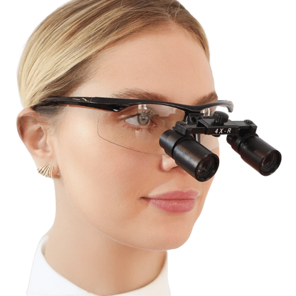 Lupa Macro Vision con Lentes de 4x — vista frontal profesional