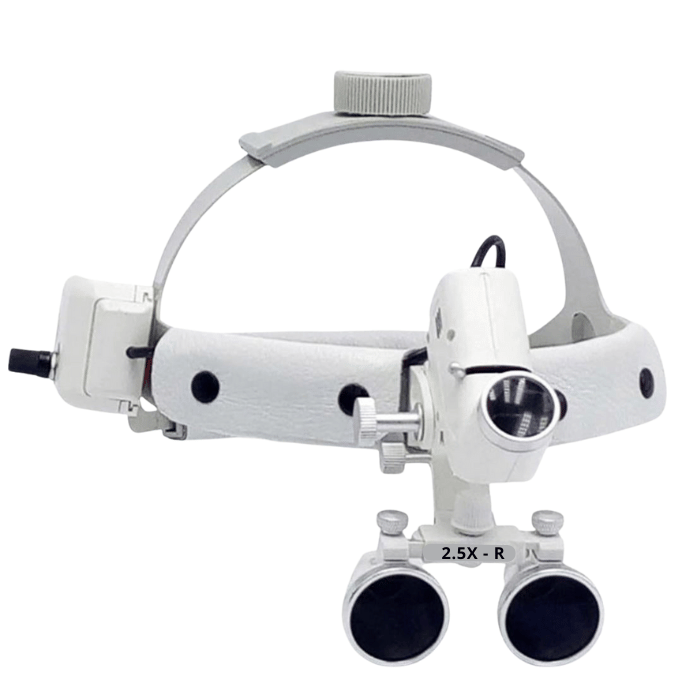 Lentes de Cirujano con Lámpara Pro Vision Profesional detalle técnico de alta calidad