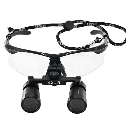 Lupa Macro Vision con Lentes de 4x usado por odontólogo en clínica