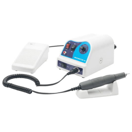Micromotor de laboratorio dental F8 de 45.000 RPM con pieza de mano y pedal — Madicaza