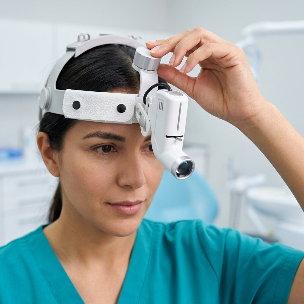 Lámpara Frontal Dental/Medica Pro Vision de Alta Potencia