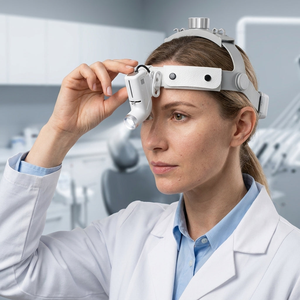 Lámpara Frontal Dental/Medica Pro Vision de Alta Potencia