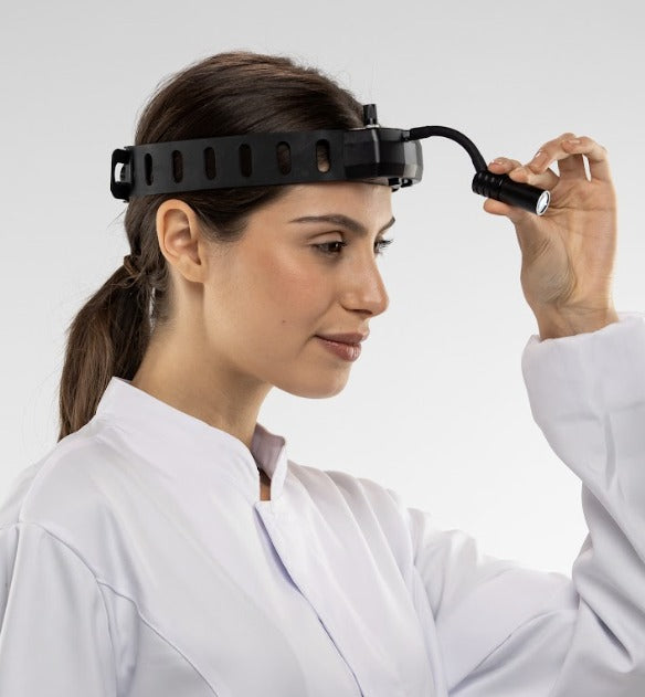 Lámpara Frontal M-Black de 5 Vatios con Ajuste de Intensidad Recargable